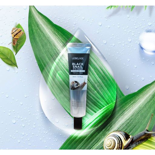 Крем для шкіри навколо очей Lebelage Black Snail Eye Cream Ex з екстрактом чорного равлика, 40 мл