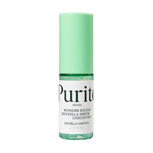 Набор средств-миниатюр Purito Seoul Wonder Releaf Centella Mini Kit Unscented с центелой, без масел (тонер, 30 мл + сыворотка, 15 мл + крем, 12 мл)