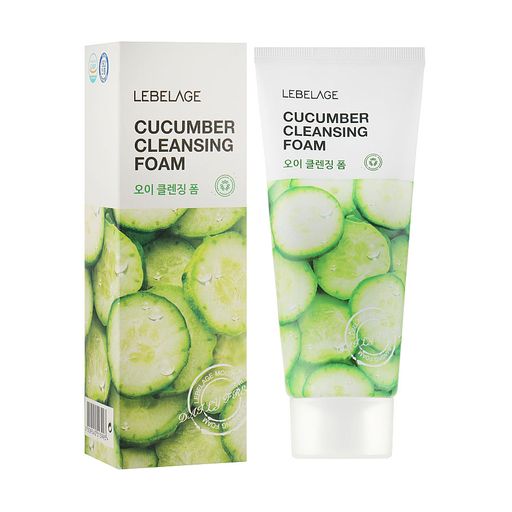 Пенка для умывания Lebelage Cucumber Cleansing Foam с экстрактом огурца, 100 мл