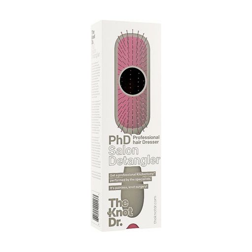 Расческа для волос The Knot Dr. PhD Ebony Cabernet, бордовая