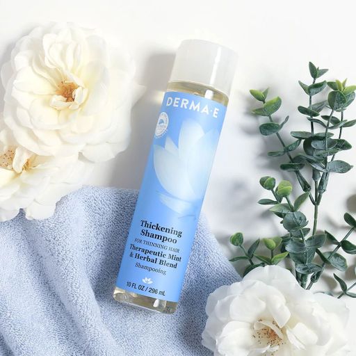 Шампунь для густоты и утолщения волос Derma E Thickening Herbal Blend Shampoo, 296 мл