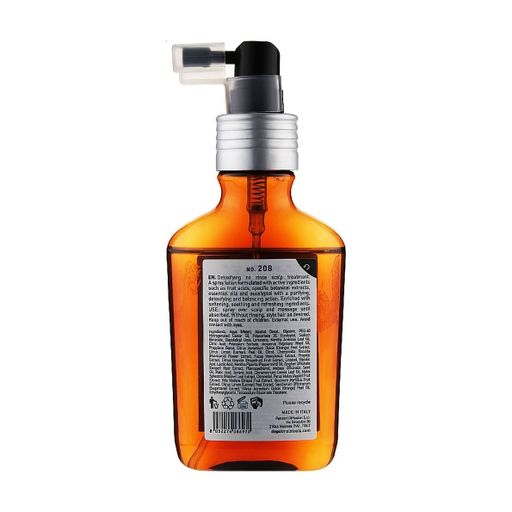 Чоловічий детокс спрей-лосьйон для шкіри голови Depot 208 Detoxifying Spray Lotion, 100 мл