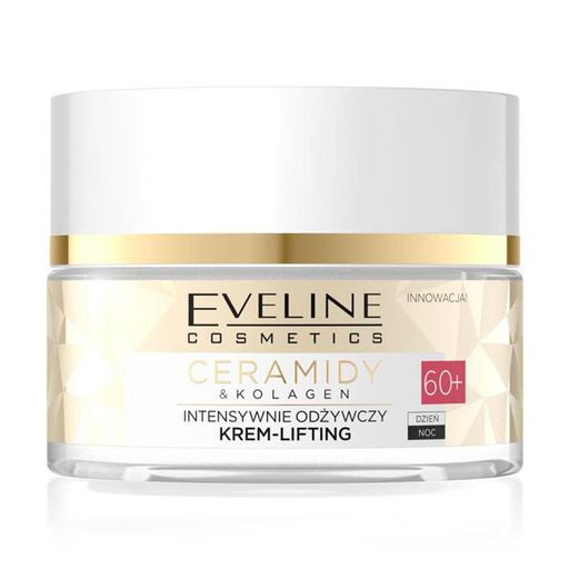 Інтенсивно живильний крем-ліфтинг для обличчя Eveline Cosmetics Ceramidy & Kolagen 60+, 50 мл