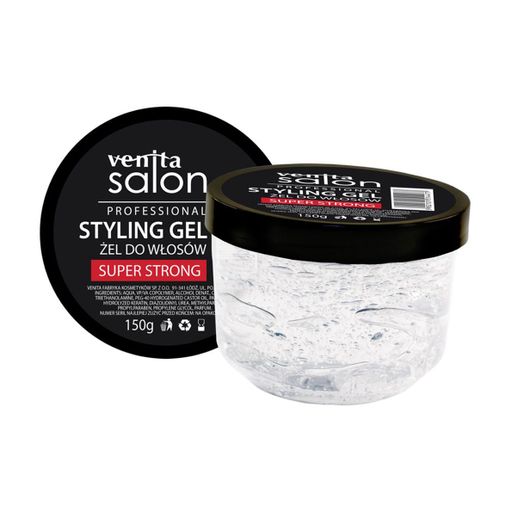 Гель для укладки волос Venita Salon Professional Styling Gel Super Strong Суперсильная фиксация