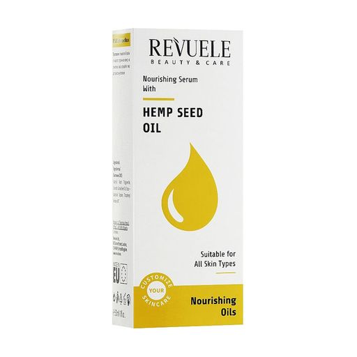 Сыворотка для лица Revuele Nourishing Oils Hemp Seed Oil с маслом семян конопли, 30 мл