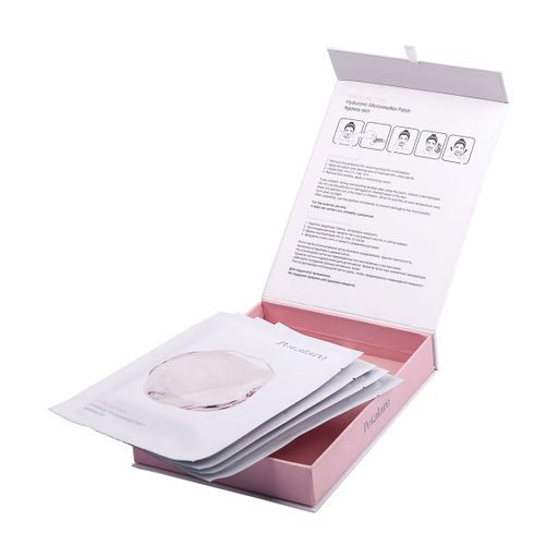 Набір патчів для зони носогубних складок Petalare Smileline Care Hyaluronic Microneedles Patch з мікроголками з гіалуронової кислоти, 4 шт