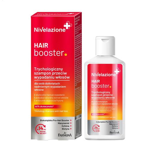 Трихологический шампунь Farmona Nivelazione Hair Booster Trichological Anti-Hair Loss Shampoo против выпадения волос, 100 мл