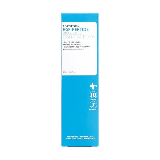 Антивозрастной тонер для лица Fortheskin EGF-Peptide Bio-Clinic Essencial Toner, 200 мл