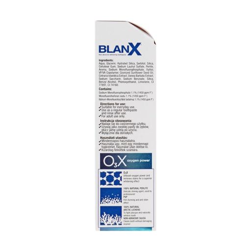 Відбілювальна зубна паста BlanX O3X Oxygen Power Pro Shine Whitening Toothpaste, 75 мл