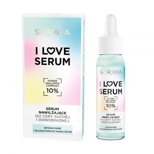 Увлажняющая сыворотка для лица Soraya I Love Serum для сухой и обезвоженной кожи, 30 мл