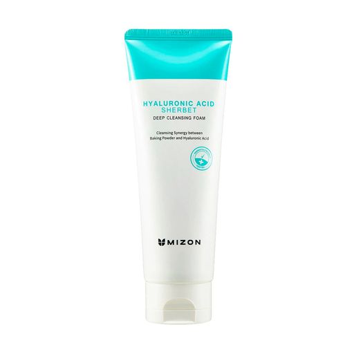 Глибокоочищувальна пінка для обличчя Mizon Hyaluronic Acid Sherbet Deep Cleansing Foam з гіалуроновою кислотою, 150 мл