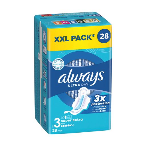 Гігієнічні прокладки Always Ultra Day Super Extra розмір 3, 28 шт