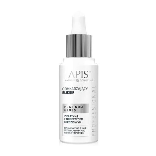 Омолаживающий эликсир для лица Apis Natural Cosmetics Platinum Gloss Rejuvenating Elixir, 30 мл