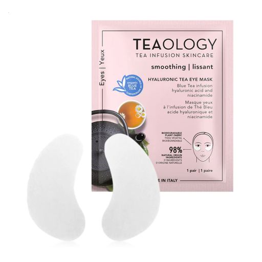 Патчи для кожи вокруг глаз Teaology Hyaluronic Tea Eye Mask, 1 пара