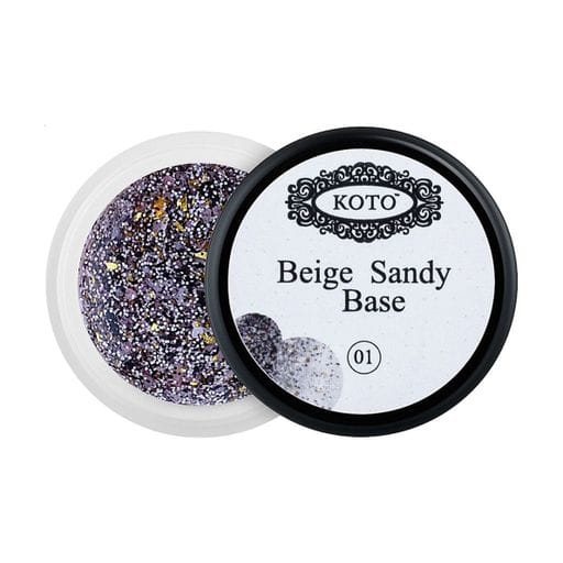 Базовое покрытие для гель-лака KOTO Beige Sandy Base Coat, 5 мл