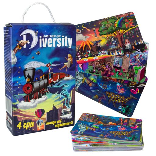 Настольная игра Strateg Diversity, на украинском языке, от 10 лет (30869)