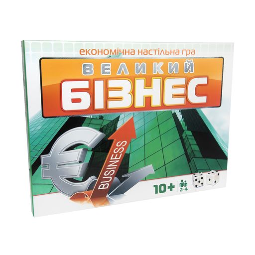 Настольная игра Strateg Великий бізнес, экономический, на украинском языке, от 10 лет (30452)