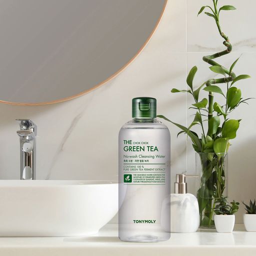 Мицеллярная вода Tony Moly The Chok Chok Green Tea No-Wash Cleansing Water, 500 мл