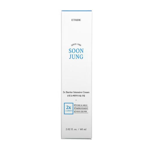 Інтенсивний крем для обличчя Etude House Soon Jung 2x Barrier Intensive Cream, 60 мл