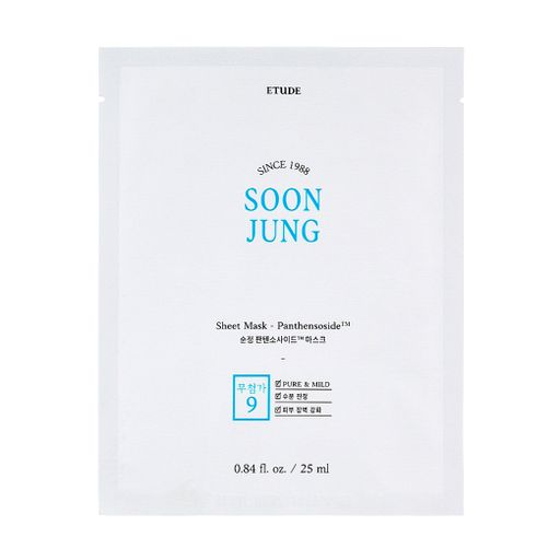 Тканевая маска для лица Etude House Soon Jung Panthensoside Sheet Mask, 25 мл