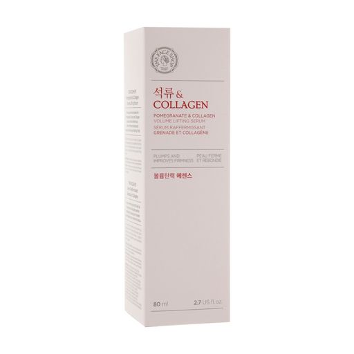 Сыворотка для лица The Face Shop Pomegranate&Collagen Volume Lifting Serum с экстрактом граната и коллагеном, 80 мл