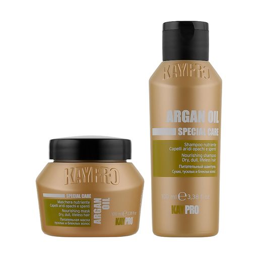 Набір для волосся KayPro Special Care Argan Oil (шампунь, 100 мл + маска, 100 мл)