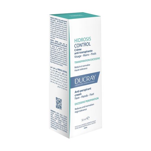 Крем-антиперспірант для обличчя, рук і ніг Ducray Hidrosis Control Antiperspirant Cream, 50 мл