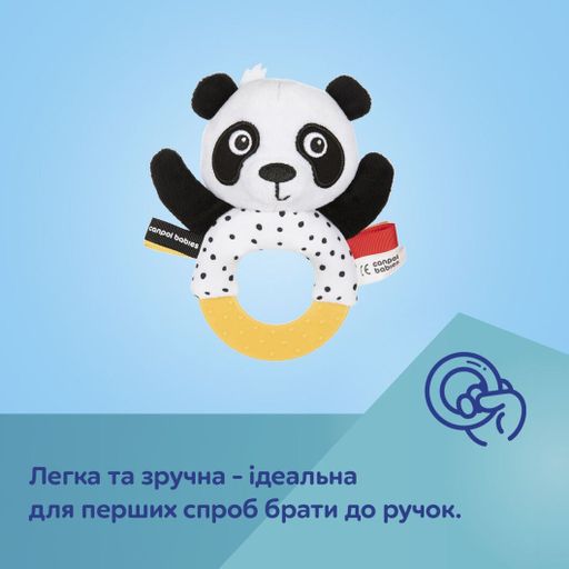 Игрушка Canpol Babies BabiesBoo с прорезывателем и погремушкой, с рождения (68/086)