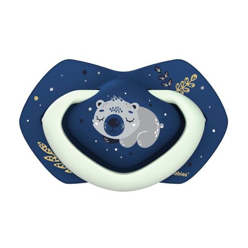 Пустышка Canpol Babies Sleepy Koala силиконовая, симметричная, синяя, от 6 месяцев до 1.5 года, 2 шт (22/659_blu)