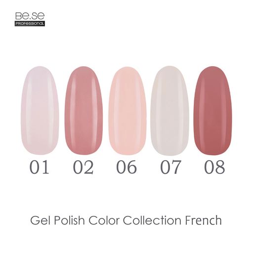 Базовое покрытие для гель-лака Be.Se Professional Base Gel French, 10 г