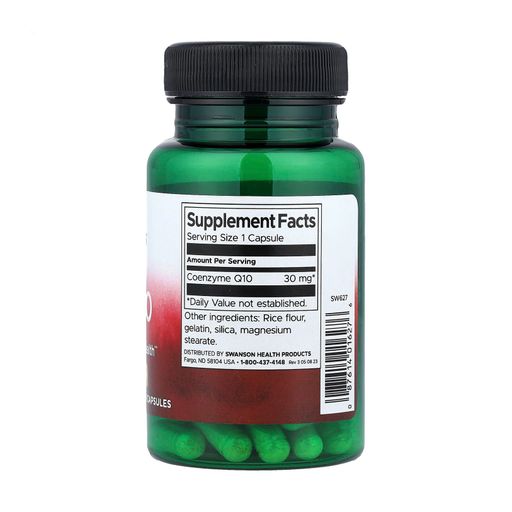 Коэнзим Q10 Swanson CoQ10, 30 мг