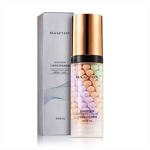Трехцветная база под макияж Baizton Isolation Contour Color, 40 г