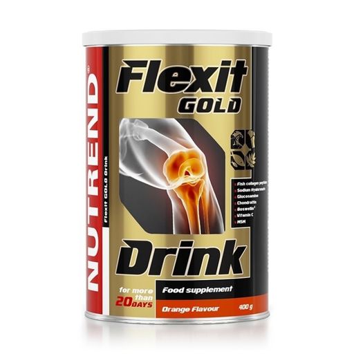 Хондропротектор Nutrend Flexit Gold Drink Orange в порошке, 400 г