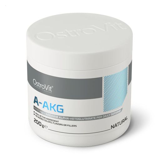 Уценка! Аргинин Альфа-Кетоглутарат OstroVit A-AKG Без вкуса, в порошке, 200 г