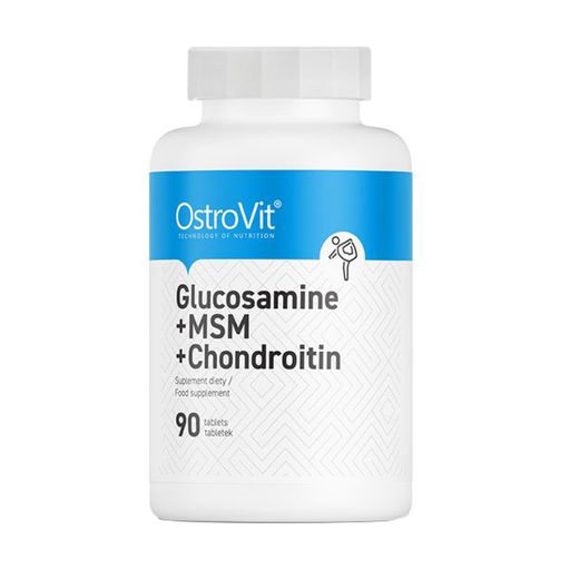 Глюкозамин + MСM + хондроитин OstroVit Glucosamine + MSM + Chondroitin, 90 таблеток