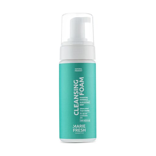 Уцінка! Набір Marie Fresh Cosmetics Комплексний догляд за молодою, жирною та комбінованою шкірою обличчя, 5 продуктів (з пінкою)