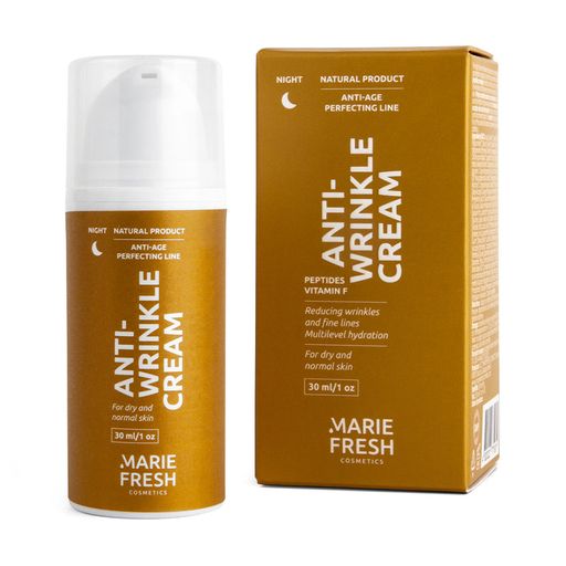 Ночной крем Marie Fresh Cosmetics Anti-age Perfecting Line Anti-wrinkle Night Cream для сухой и нормальной кожи лица, против морщин, 30 мл