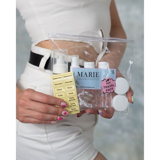 Дорожный набор Marie Fresh Cosmetics из 6 емкостей