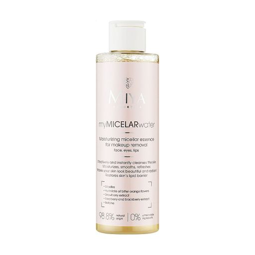 Увлажняющая мицеллярная эссенция для снятия макияжа Miya Cosmetics My Micelar Water, 200 мл