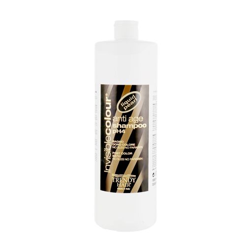 Шампунь после окрашивания волос Trendy Hair Invisible Color Anti Age pH 4 Post Color Shampoo, 1 л