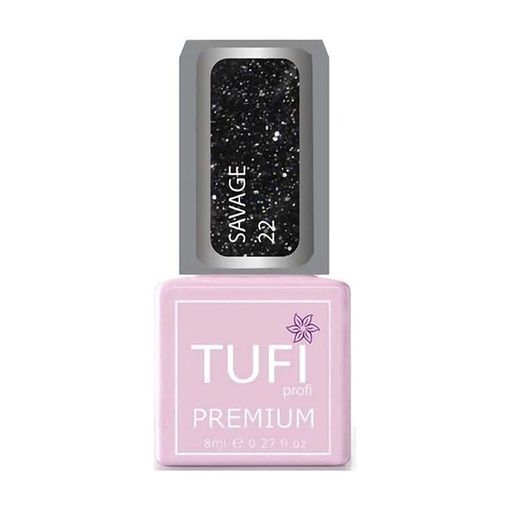 Уценка! Гель-лак для ногтей Tufi Profi Premium Savage 22 Светоотражающий Рим, 8 мл
