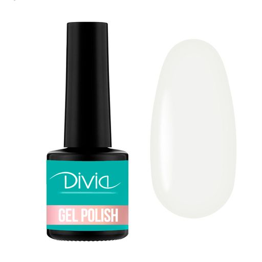 Гель-лак для нігтів Divia Professional Black & White Di1234, 8 мл