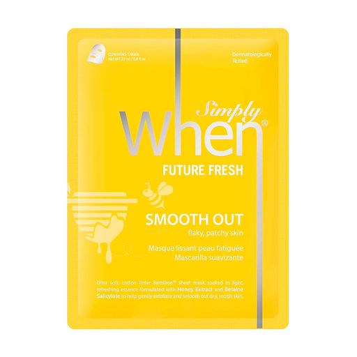 Разглаживающая тканевая маска для лица для лица When Simply Future Fresh