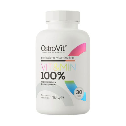 Витаминно-минеральный комплекс OstroVit Vit&Min 100% в таблетках