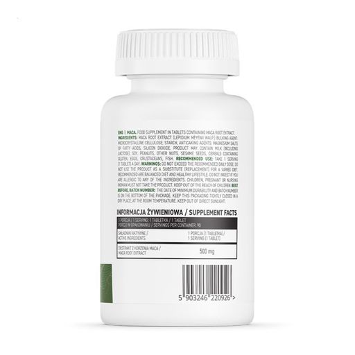 Мака OstroVit Maca 500 мг, 90 таблеток
