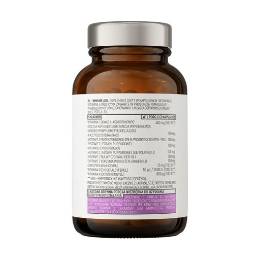Комплекс природных иммуномодулирующих веществ OstroVit Pharma Immune Aid, 90 капсул