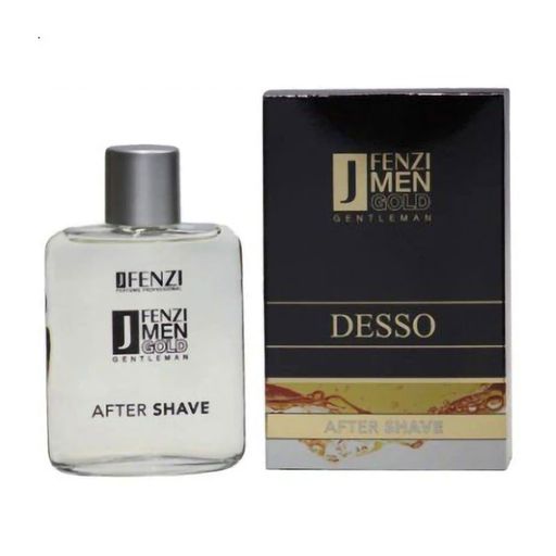 Парфюмированный лосьон после бритья Jfenzi Men Desso Gold Gentleman мужской, 100 мл