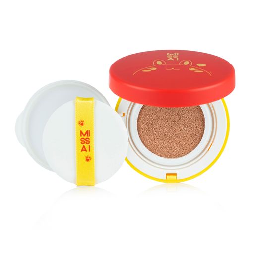 Уцінка! Кушон для обличчя Missai Perfect Fit Cushion SPF 50 PA+++, тон 02, 15 г