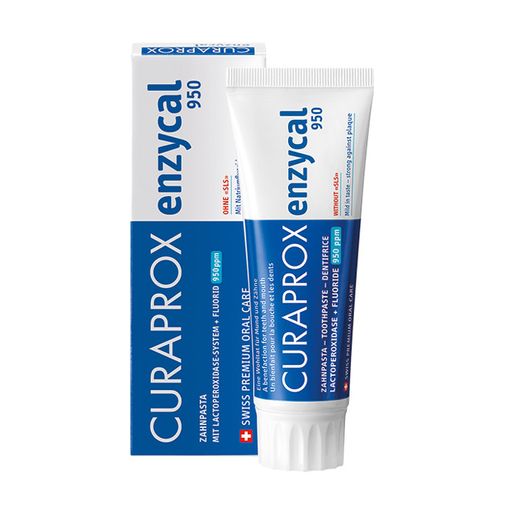 Зубная паста Curaprox Enzycal 950, ферментная, 75 мл