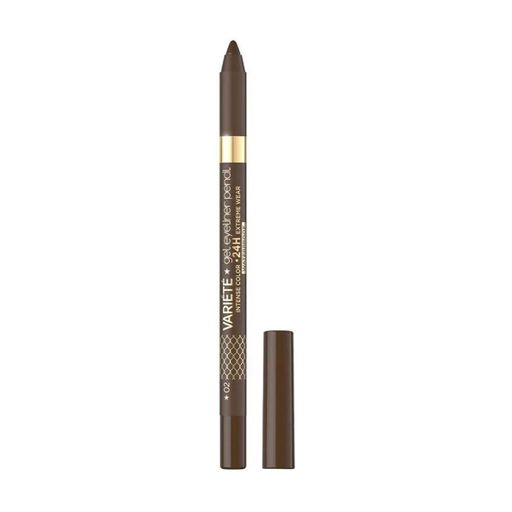 Водостійкий гелевий олівець для очей Eveline Cosmetics Variete Gel Eyeliner Pencil Waterproof, 1 г